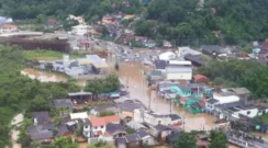 Por las inundaciones, declaran estado de emergencia en Florianópolis